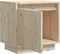 vidaXL - Nachtkastje - 40x30x40 - cm - massief - grenenhout