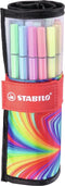 STABILO Pen 68 - Viltstift - Rollerset met 25 kleuren - ARTY Edition (25 stuks)