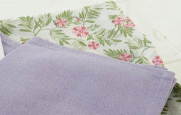 Placemat en servetten DKD Home Decor Wit Groen 150 x 150 x 0,5 cm