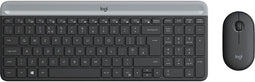 Logitech MK470 - Slim Wireless Combo - Qwertz CZ - Grijs