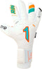 Rinat NKAM Onana - Keepershandschoenen - Super Softy XP-latex - Wit-aqua groen maat 10