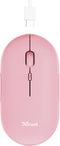 Trust Puck - Draadloze muis - Oplaadbaar - Roze