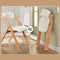 SoBuy FST92-Wx2 - Klapstoel Set van 2 - Opvouwbaar met Zitkussen - Wit (2 stuks)