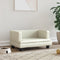 vidaXL - Hondenmand - 60x40x30 - cm - kunstleer - crèmekleurig