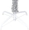 vidaXL - Kunstkerstboom - met - standaard - 180 - cm - PET - zilverkleurig