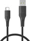 imoshion Kabel - USB C naar USB A Kabel - 0,5 meter - USB-C Oplader Kabel - Geschikt voor o.a. Apple iPhone 15/16 en Samsung - Zwart
