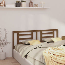 vidaXL - Hoofdbord - 156x4x100 - cm - massief - grenenhout - honingbruin