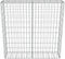 vidaXL - Schanskorfmuur - met - deksels - 100x20x100 - cm - gegalvaniseerd - staal