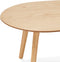 Alterego - STOKOLM - Nesttafels - Beige - 100x50x40 cm