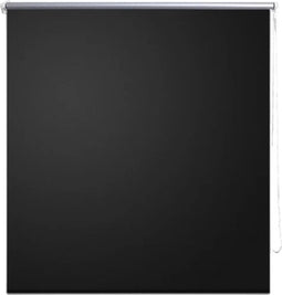 vidaXL - Rolgordijn - verduisterend - - 80x175 - cm - zwart
