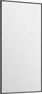 vidaXL - Deurspiegel - 30x60 - cm - glas - en - aluminium - zwart