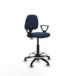 Piqueras y Crespo BFN01RT - Bureaustoel - Hoogteverstelbaar - Marineblauw