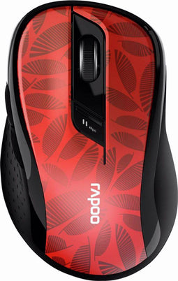 Rapoo M500 - Draadloze muis - MultiMode 1600 DPI - Rood
