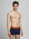 JACK&JONES PLUS JACLICHFIELD - Heren Onderbroek - 3-Pack - Burgundy (3 stuks)
