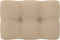 vidaXL Bankkussens pallet 2 st beige