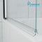 Douche- en badschermafdichting 870mm Transparant voor glas 6-8mm