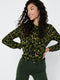 ONLY ONLNEW MALLORY LS BLOUSE AOP WVN NOOS - Dames Blouse - Lange mouwen - All-over print - Maat L (40)