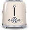 Smeg TSF02CREU - Broodrooster - 1500W 2 sleuven 6 bruining-niveaus - Crème