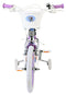 Frozen II - Kinderfiets 16 inch - 2 handremmen zijsteunen reflectoren verstelbaar stuur/zadel stuurmand - Blauw