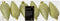 denappel kunststof d4h8 cm pstch 6st kerst