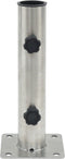 vidaXL - Parasolvoet - voor - Ø38/48 - mm - stok - staal - zilverkleurig