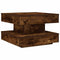 vidaXL - Salontafel - 360 - graden - draaibaar - 50x50x34,5 - cm - gerookt - eiken