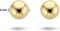 Sparkle14 Bol oorknoppen - 4 mm - 14K goud