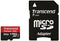 Transcend MicroSDXC - 64GB - UHS-I Class 10 - Lezen 45MB/s Schrijven 20MB/s