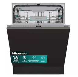 HISENSE HV673A60UK - Volledig geïntegreerde vaatwasser - Wifi - 16 borden - Hygiëneprogramma - Snelle cyclus 15 min