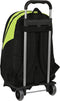 Schoolrugzak met Wielen Real Betis Balompié Zwart Limoen 32 x 44 x 16 cm