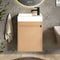 Mirlux Toiletmeubel Licht Eiken - Fonteinmeubel - Wc Kastje - Wc Meubel - 40cm