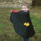 Den Goda Fen Verkleedkledij Spin/Vleermuis - Omkeerbare cape - 110-116cm - 4-6 jaar - Multi