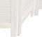 vidaXL - Kamerscherm - met - 3 - panelen - massief - paulowniahout - wit