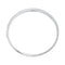 Twist armband - Rodium toplaag - Sprankelende witte kristallen - Wit