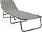 vidaXL - Opvouwbare - Ligbed - 2 - stuks - Draagbaar - Grijs - 600D - Oxford - Voortent