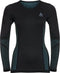 ODLO Performance - Fietsshirt - Lange mouw - Windshield - Dames - Zwart/Blauw