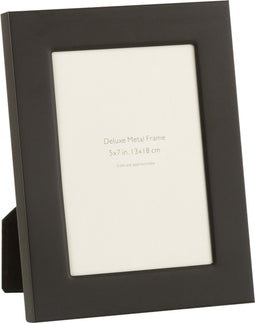 J-Line fotolijst Brede Boord - metaal - zwart - medium - 2 stuks