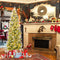Coast Kunstkerstboom 225 cm - Voorverlicht met 350 Warmwitte LED - 913 Takken Groen/Wit