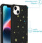 iMoshion Hoesje Geschikt voor iPhone 14 Plus Hoesje Met Koord - iMoshion Design Hoesje met Koord - Goud / Stars Gold