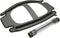 KlickFix Doggy - Fietsmand - Regenhoes - Grijs