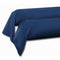 LOVELY HOME Set van 2 kussenslopen - 85 x 185 cm - 100% katoen - Blauw