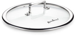 Rosmarino HexaPRO - Glazen Pannendeksel 24 cm - Stoomventilatie - Roestvrij staal