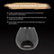 Scentchips® Oval Low - Waxbrander - Geurbrander - Amberblokjes Brander - Oliebrander - Wax Melts Brander - Aromabrander - Ook Geschikt Voor Essentiële Oliën - Geurolie - Waxmelts - Zwart