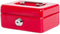 Geldkist MAUL GK 1, met muntgleuf (125 x 95 x 60 mm), rood