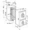Liebherr ICBNC562320 - Koel-vries combinatie - 204ltr koel 70ltr vriezer NoFrost C energie 33db Softclose systeem BioFresh