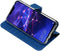 Accezz Hoesje Geschikt voor Huawei Mate 20 Lite Hoesje Met Pasjeshouder - Accezz Wallet Softcase Bookcase - Donkerblauw