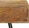 vidaXL - Schrijftafel - met - lades - 110x50x76 - cm - massief - mangohout