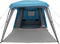 vidaXL - Kampeertent - met - verandakoepel - 5-persoons - waterdicht - blauw
