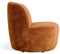 Fauteuil Marc - Roest - Stof Koper - Comfortabele Fauteuil