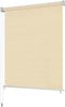 vidaXL - Rolgordijn - voor - buiten - 300x230 - cm - crème